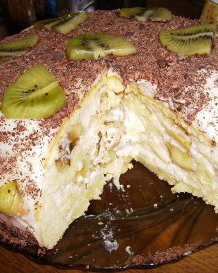 Фруктовый бисквит