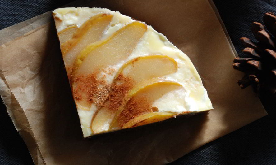 Рецепт кофейного торта с медовой грушей