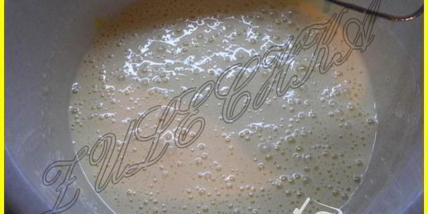 легкий медовик из жидкого теста