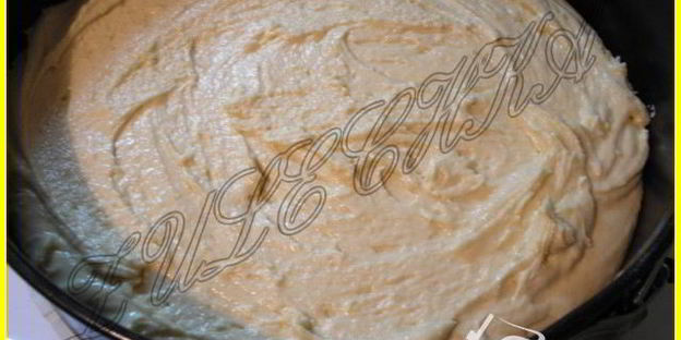 легкий медовик из жидкого теста