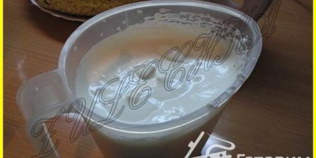 легкий медовик из жидкого теста