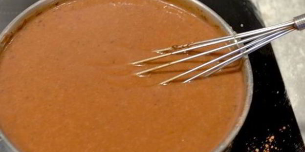 медовик с шоколадным заварным кремом