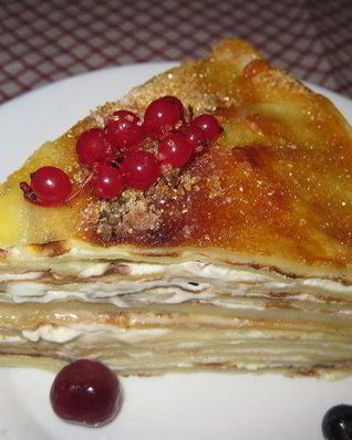 Медовый креп-торт