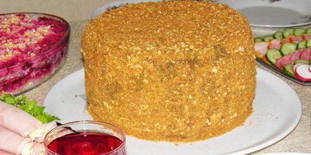 медовый торт чудо