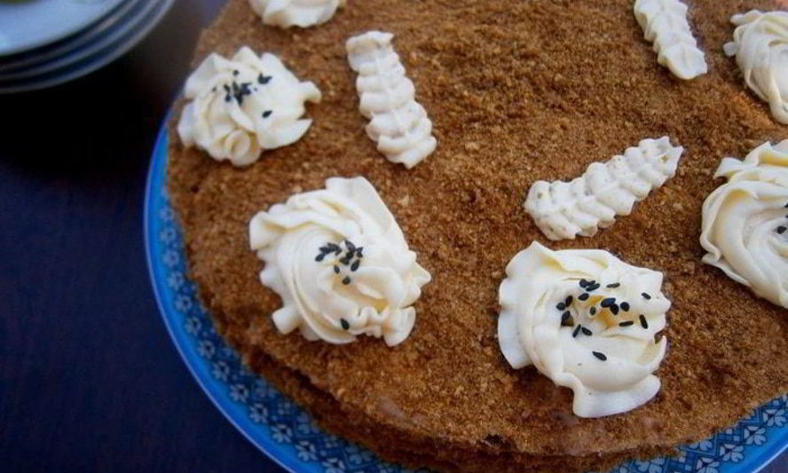 Рецепт медового торта