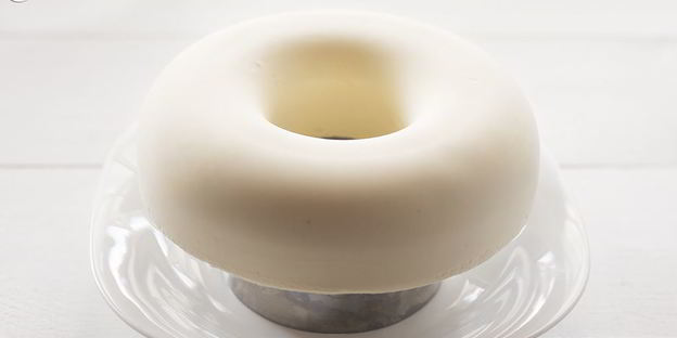 муссовый торт клубника-ваниль-базилик