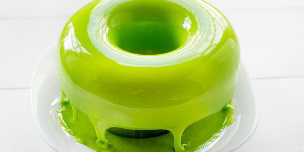 муссовый торт клубника-ваниль-базилик