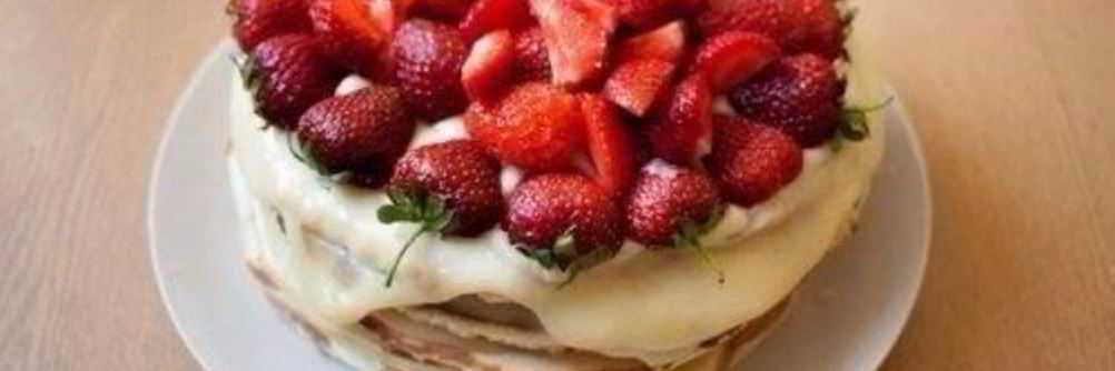 Нежный творожный торт на сковороде