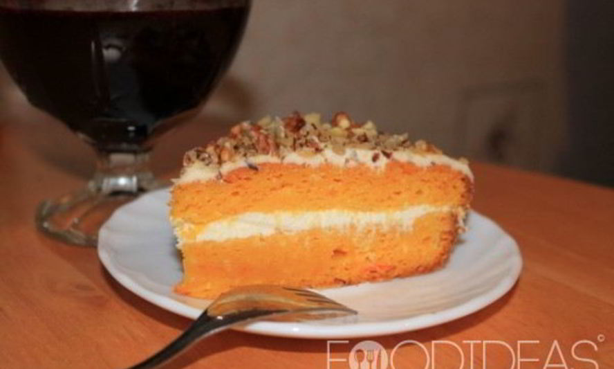 Рецепт простого морковного торта