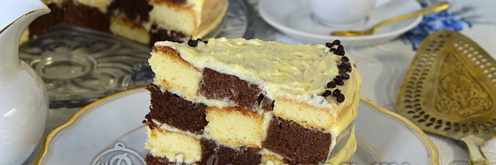 Шахматный торт