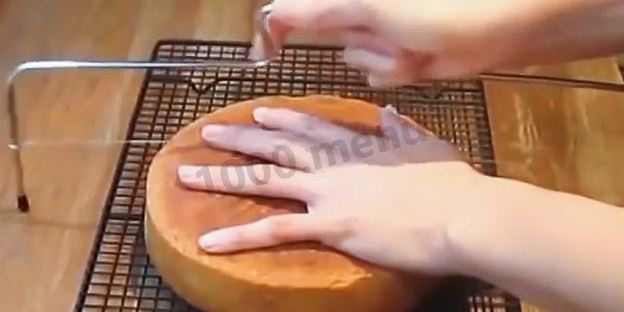 сливочный торт с цветами