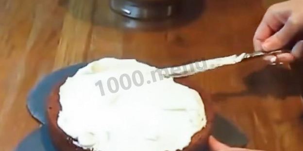 сливочный торт с цветами