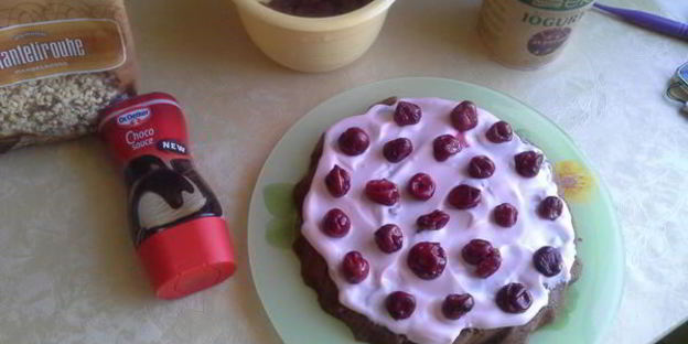 торт 3 минуты в микроволновке