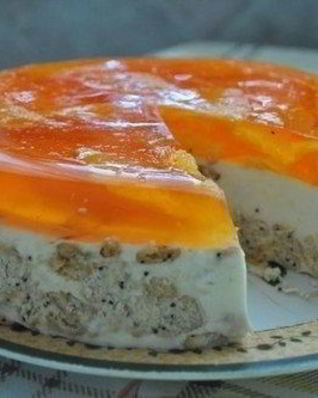 Торт Апельсинка с крекером