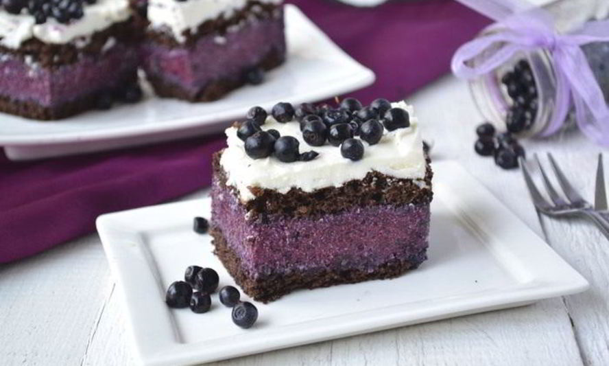 Рецепт торта черничного соблазн