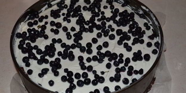 торт черничный соблазн