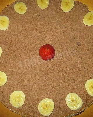 Торт из вафельных коржей с вареной сгущенкой