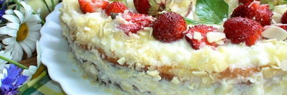 Торт Клубника на дереве