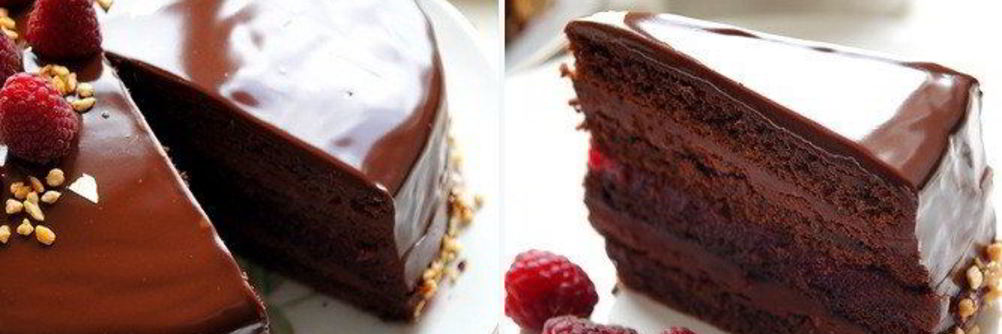 Торт Малиново-шоколадный трюфель