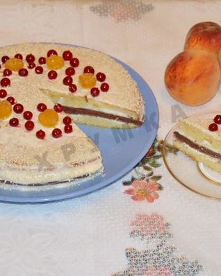 Торт Мечта жизни со сгущенкой