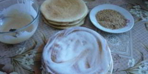 торт медовик шифоновый