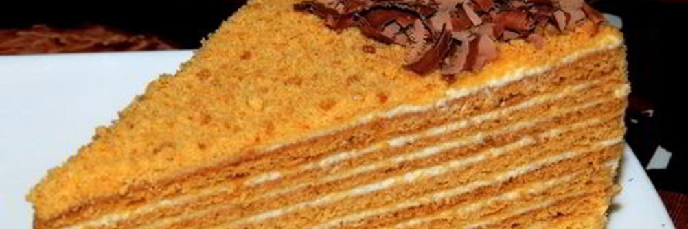 Торт Медовик со сгущенным молоком