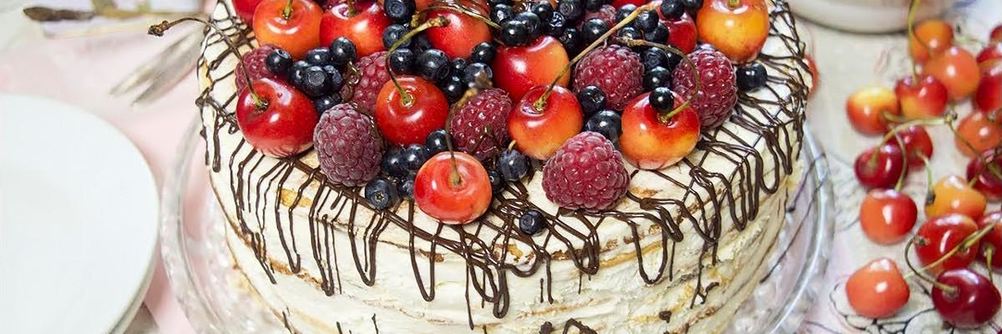 Торт молочная девочка с творожным кремом