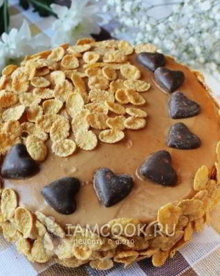 Торт Молочная девочка со сметанным кремом