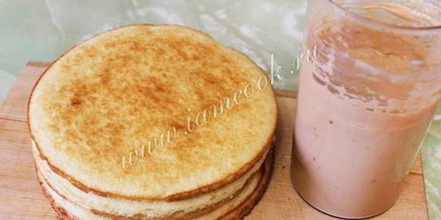 торт молочная девочка со сметанным кремом