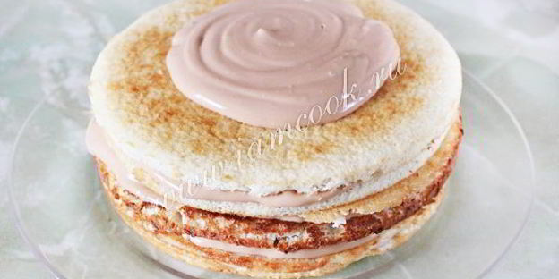 торт молочная девочка со сметанным кремом