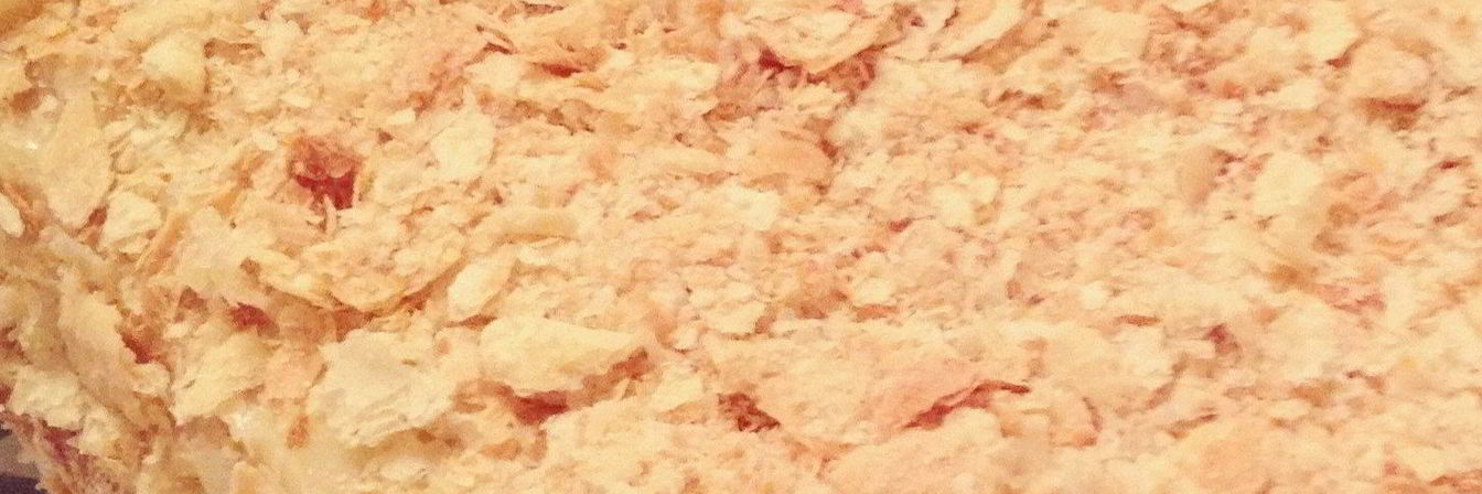 Торт Наполеон из покупного теста с заварным кремом