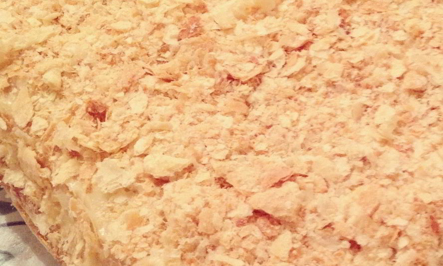 Рецепт торта наполеон из покупного теста с заварным кремом