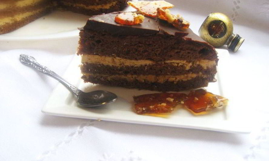 Рецепт торта прага с карамельно-грильяжным кремом