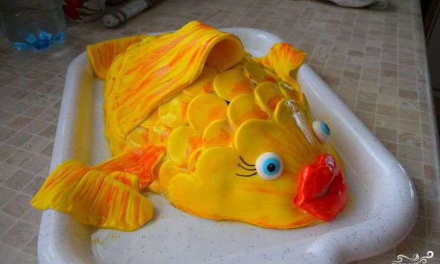 Рецепт торта рыба