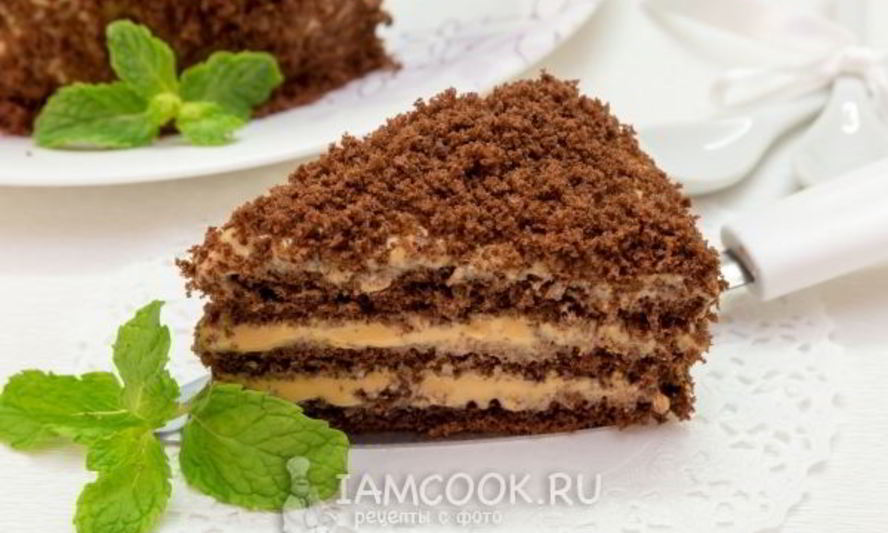 Рецепт торта с вареной сгущенкой
