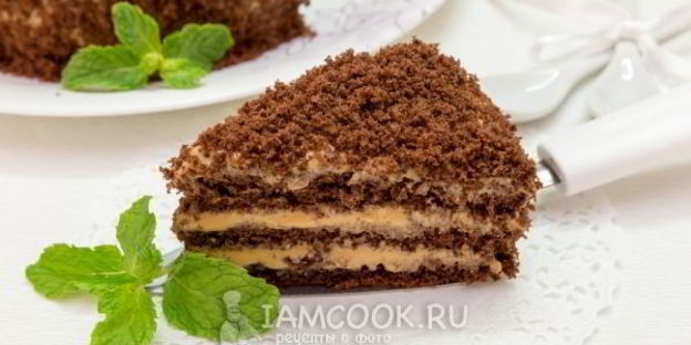 торт с вареной сгущенкой