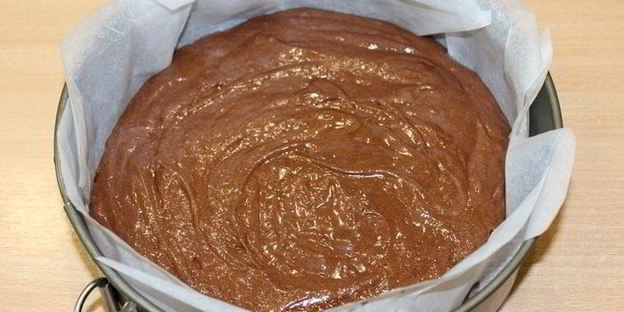 торт с вишней и шоколадным муссом