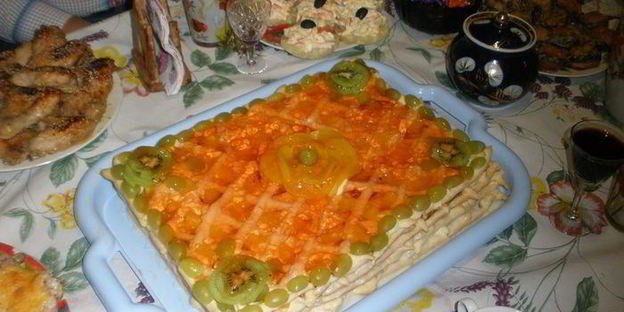 торт тропиканка