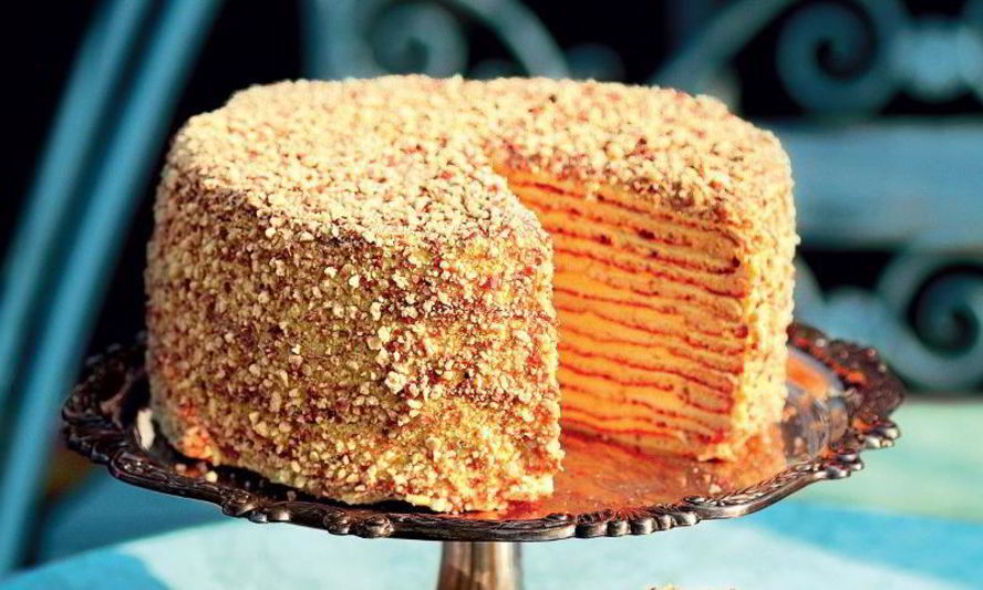 Рецепт творожного наполеона