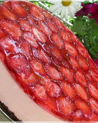 Творожный торт Клубничное счастье