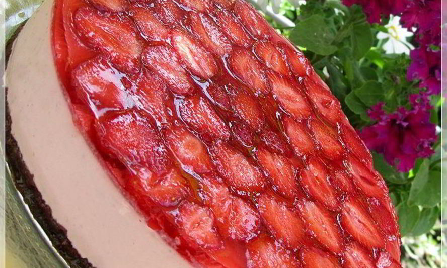 Рецепт творожного торта клубничное счастье