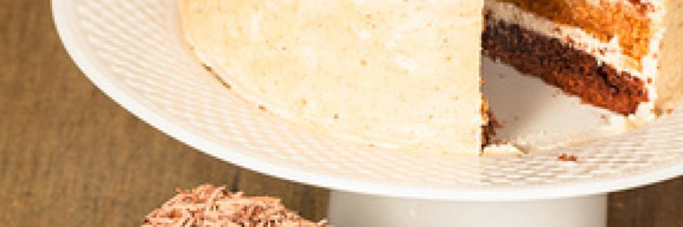 Тыквенный торт с шоколадом