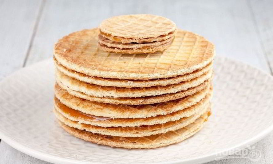 Рецепт вафельных коржей для торта