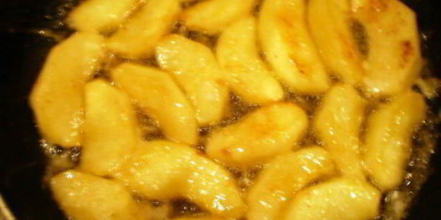 яблочный торт с карамельным баварским муссом