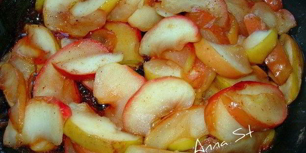 творожные слойки с яблоками