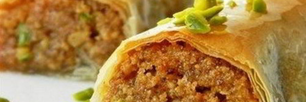 Восточная пахлава с орехами