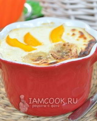 Фруктово-творожная запеканка с пастой