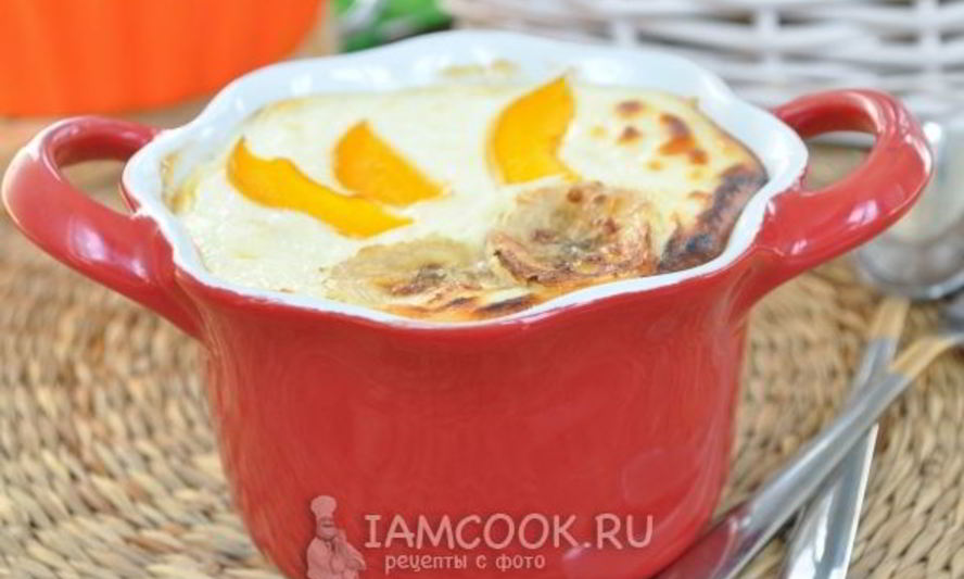 Рецепт фруктово-творожной запеканка с пастой