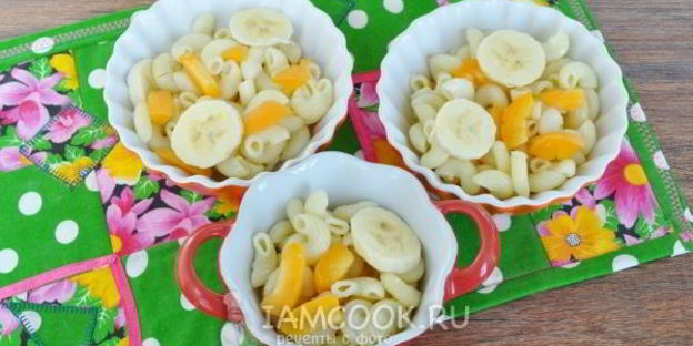 фруктово-творожная запеканка с пастой