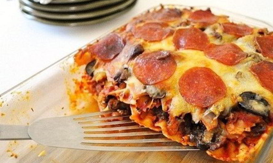 Рецепт итальянской запеканки с макаронами и колбасой